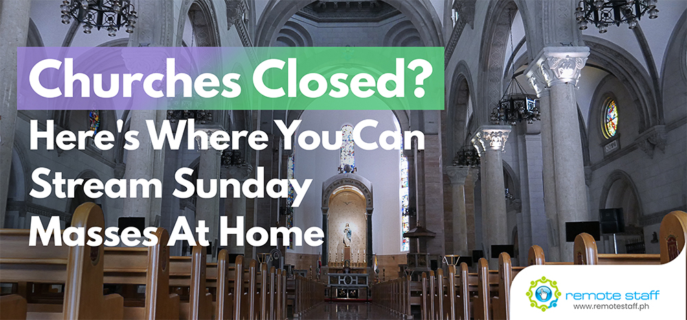 Churches Closed? Here's Where You Can Stream Sunday Masses At Home