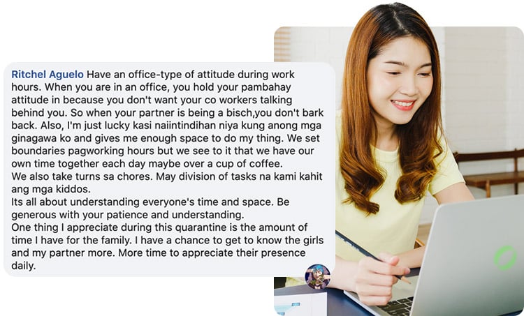 Act as If You are Working in the Office