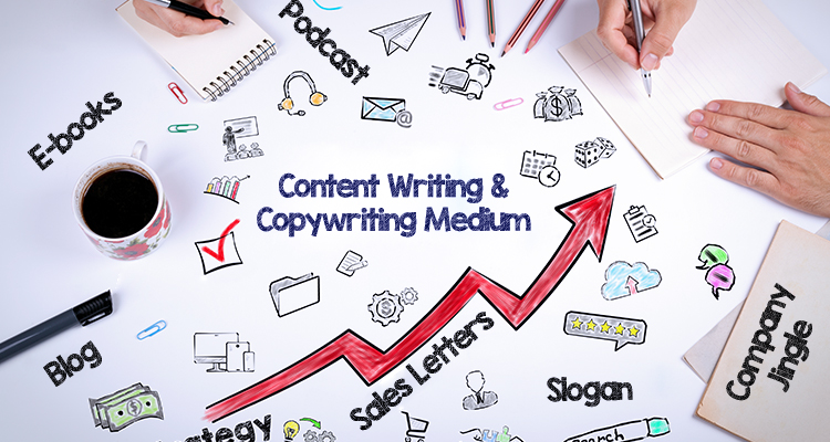 Examples of Content Writing vs Copywriting Medium