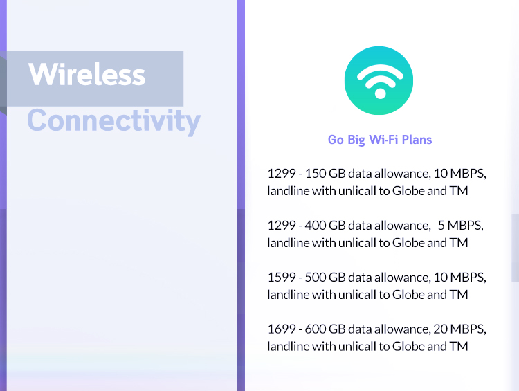 Wireless Connectivity Plans