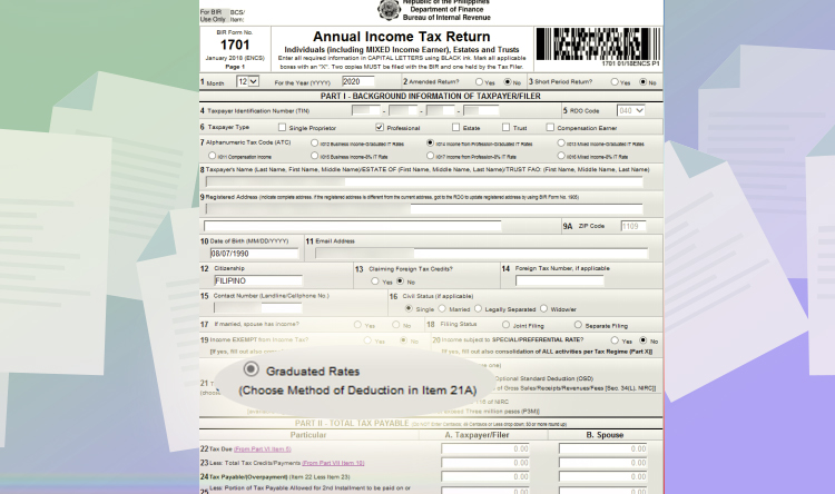 Annual Income Tax - Step 04