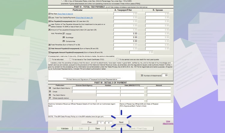 Annual Income Tax - Step 05