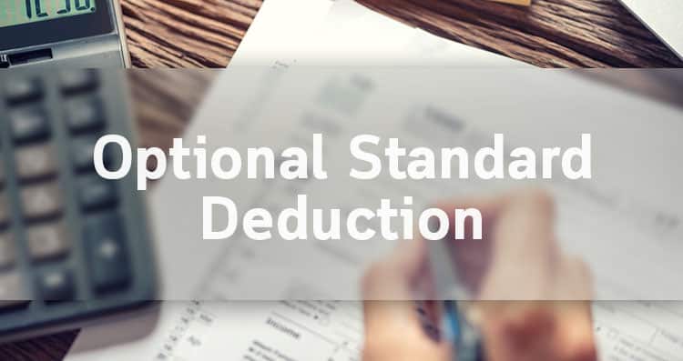 Optional Standard Deduction