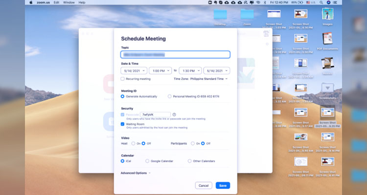 Automatic Scheduling of a Meeting-02