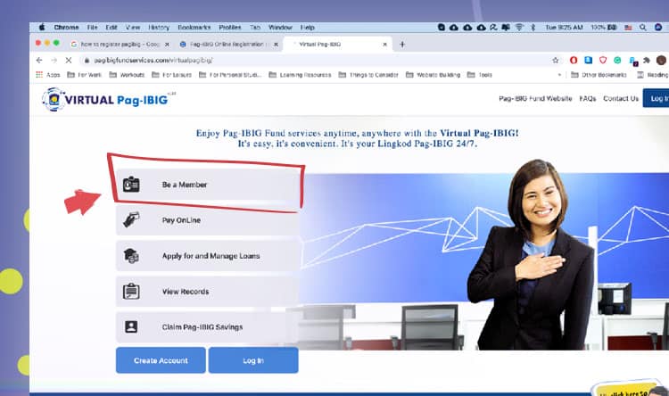 Online Registration - PAGIBIG - 01