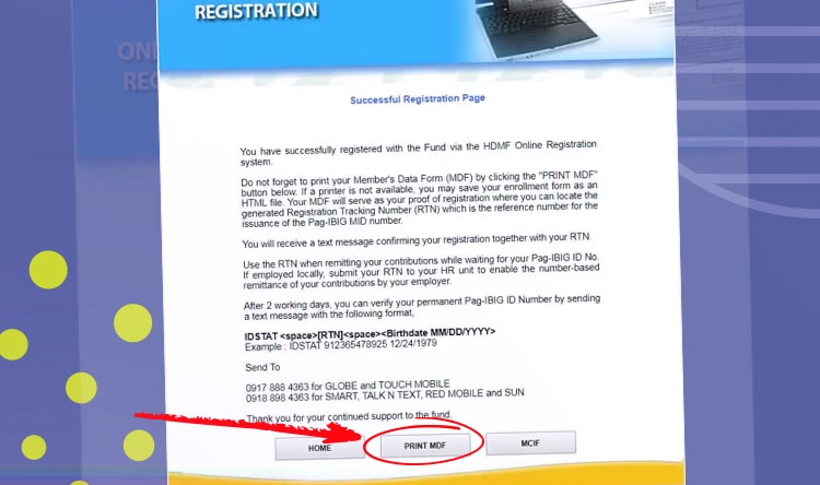 Online Registration - PAGIBIG - 06