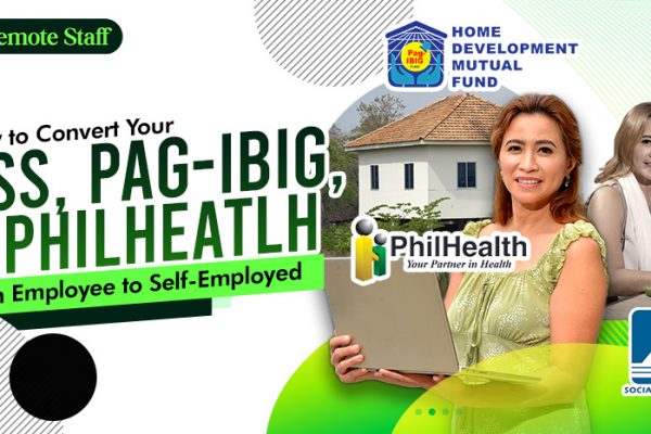 How to Convert Your SSS, Pagibig, & Philheatlh from Employee to Self-Employed