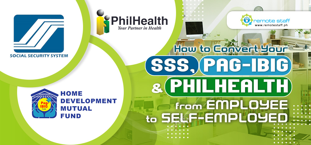 feature -How to Convert Your SSS, Pagibig, _ Philheatlh from Employee to Self-Employed