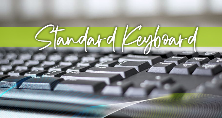standard keyboard