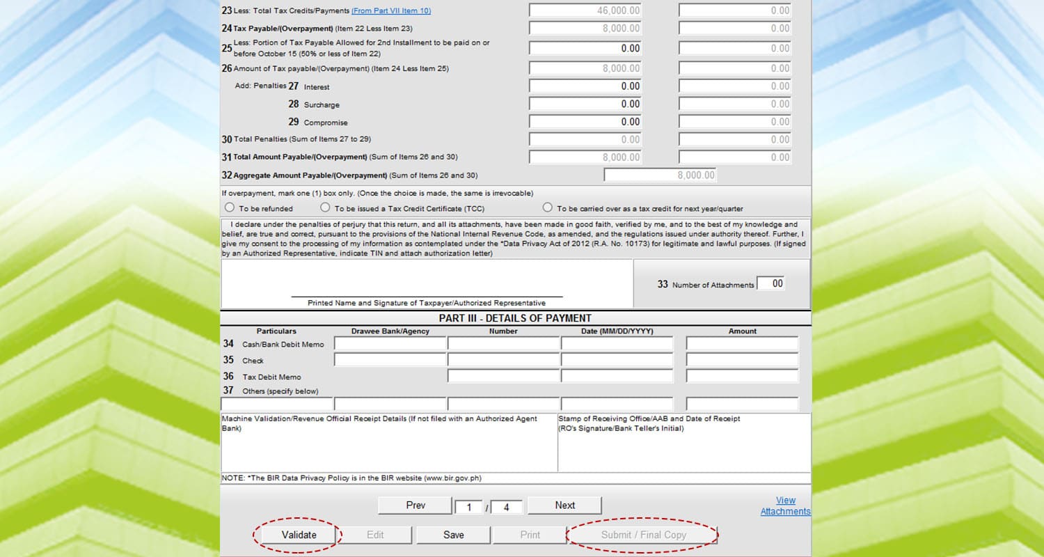 Annual Income Tax - 8_ Rate chart 3