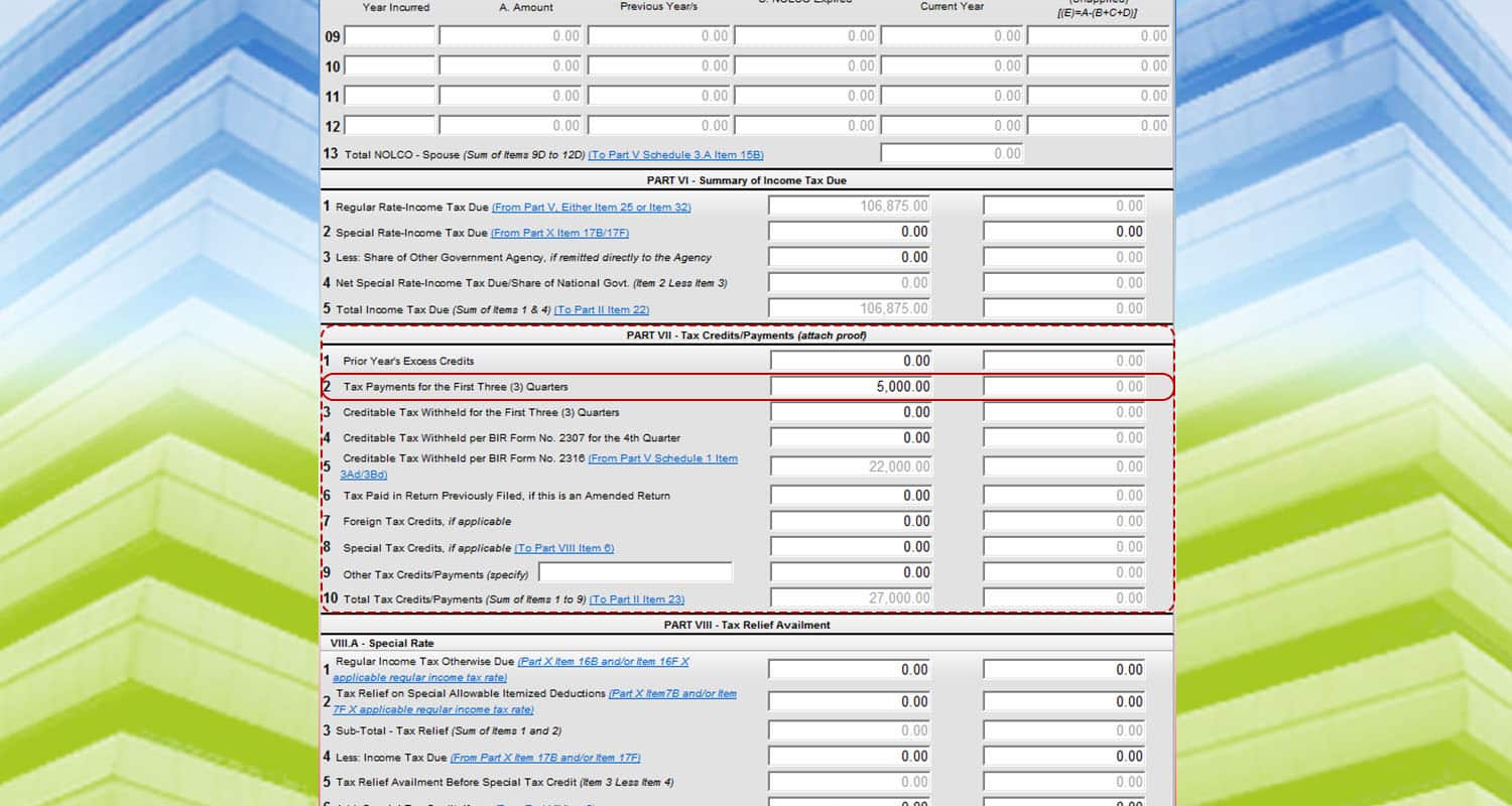 Annual Income Tax - Graduated IT Rates (Itemized Deduction) -chart 3