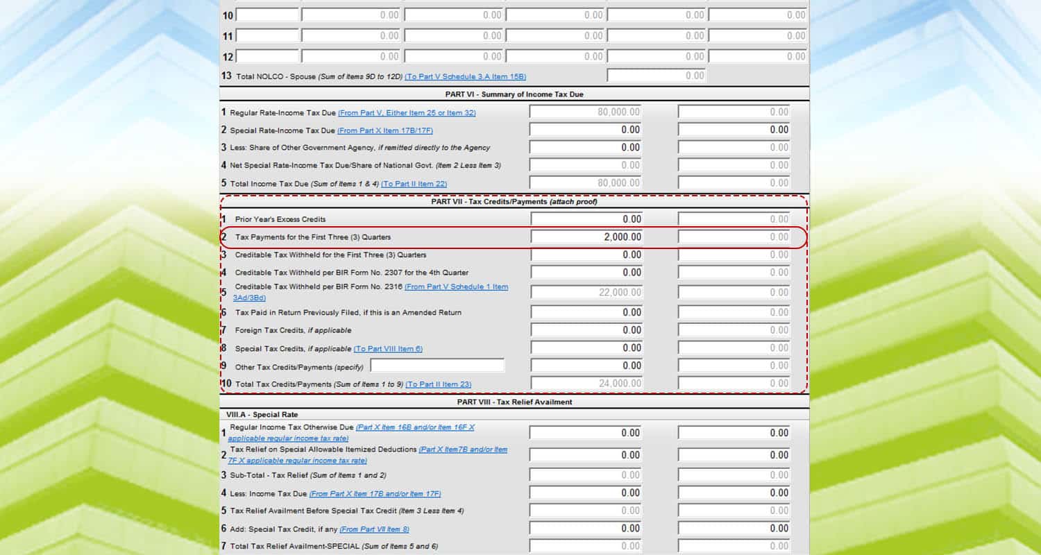 Annual Income Tax - Graduated IT Rates (Optional Standard Deduction) - chart 2