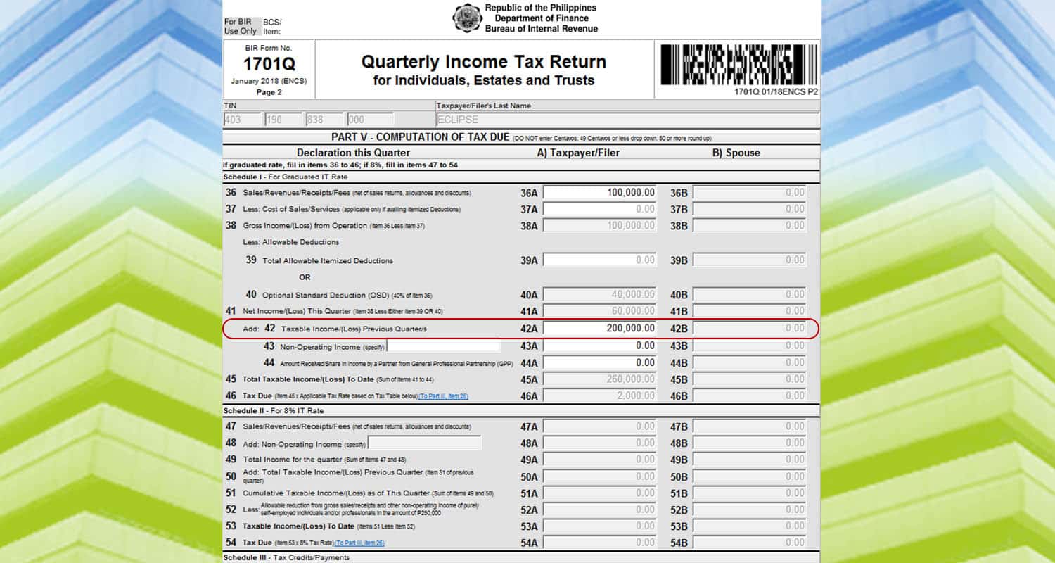 Optional Standard Deduction -chart 2