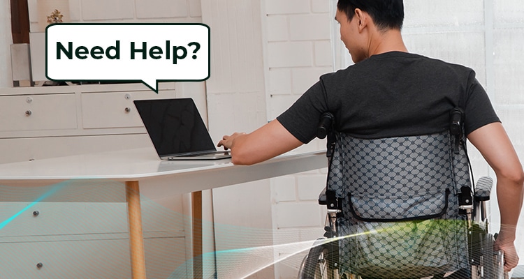 Ask First before Helping Remote PWD Workers