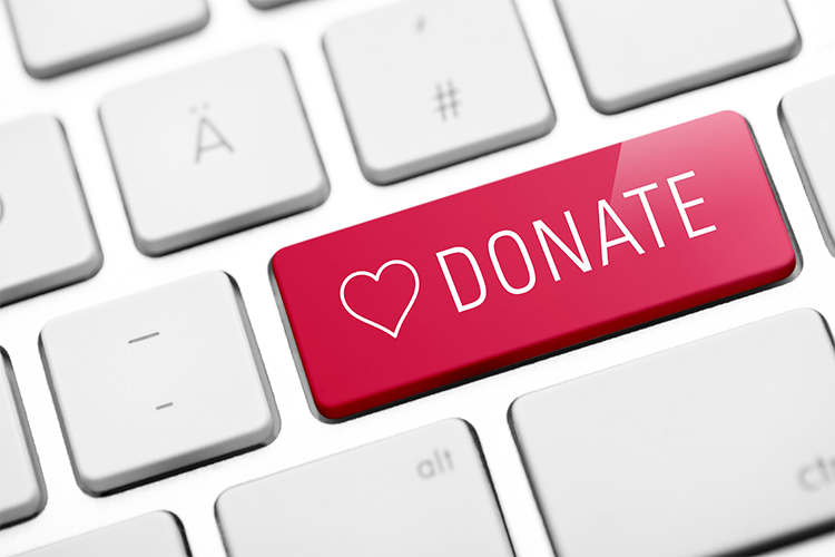 Online charity drive