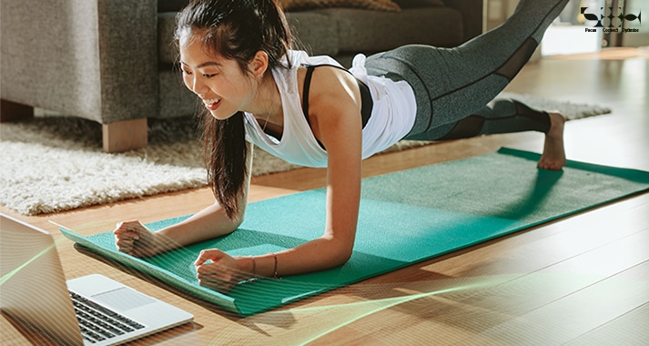 Work from Home Exercises Helps Keep You in Shape