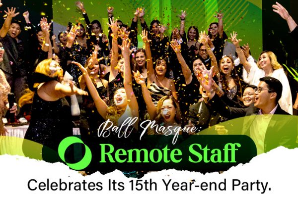 Ball Masque Remote Staff Celebrates Its 15th Year-end Party
