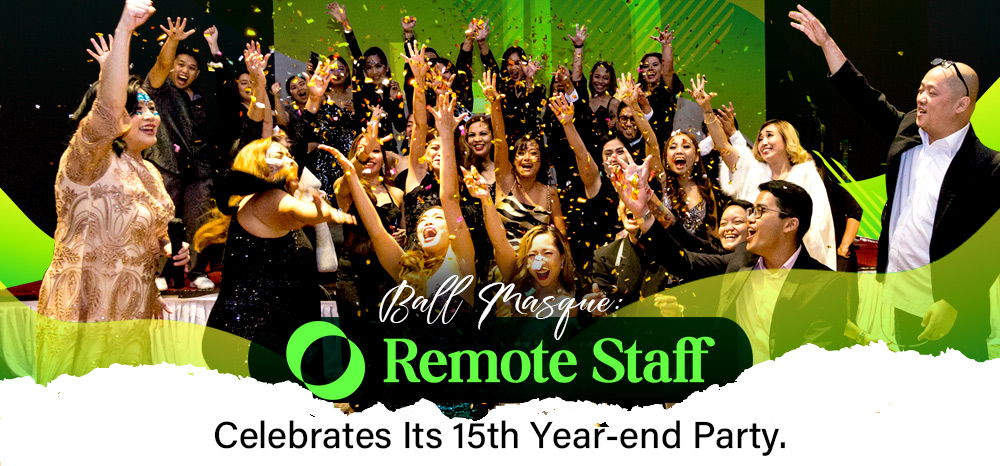 Ball Masque Remote Staff Celebrates Its 15th Year-end Party