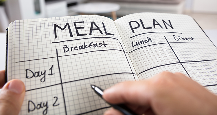 Prepare a Meal Plan Ahead of Time