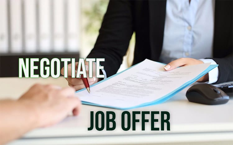 Step 6 Negotiate Your Job Offer