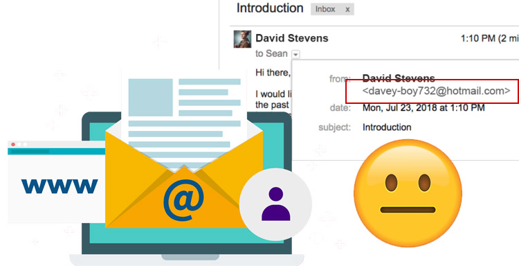 Using An Improper Email Address