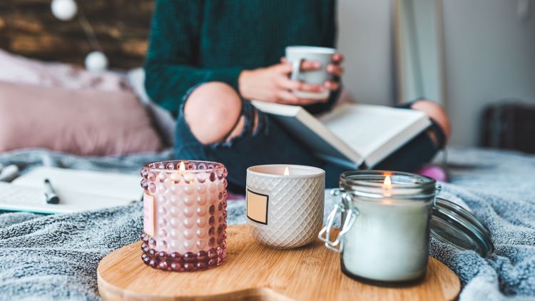 A Stress-Relief Candle