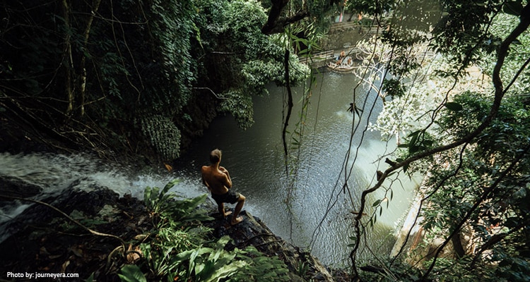 Jump and Frolic at Taktak Falls