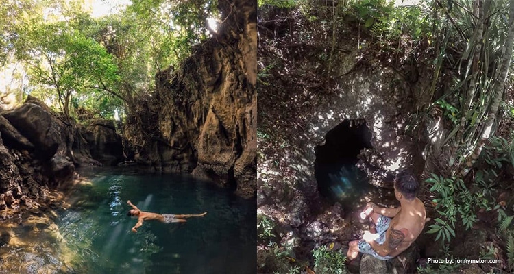 Swim in the Tayangban Cave Pools