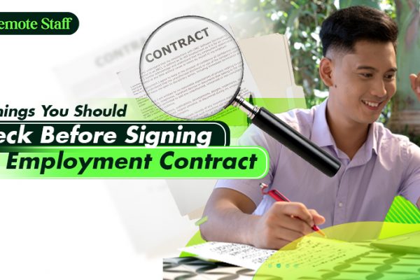 6 Things You Should Check Before Signing Your Employment Contract