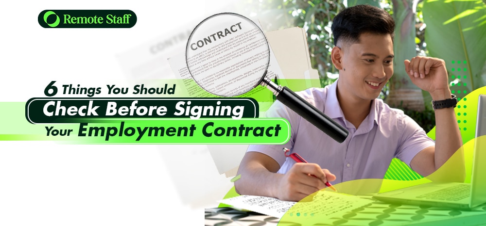 6 Things You Should Check Before Signing Your Employment Contract