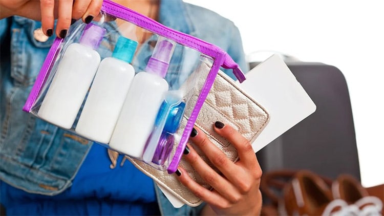 Bring Travel-Sized Toiletries