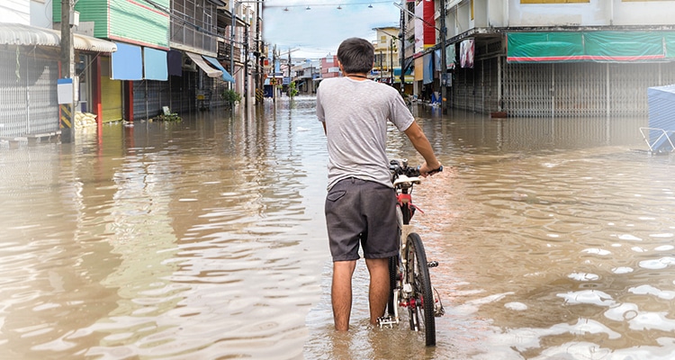 Avoid Wading Through Flooded Areas