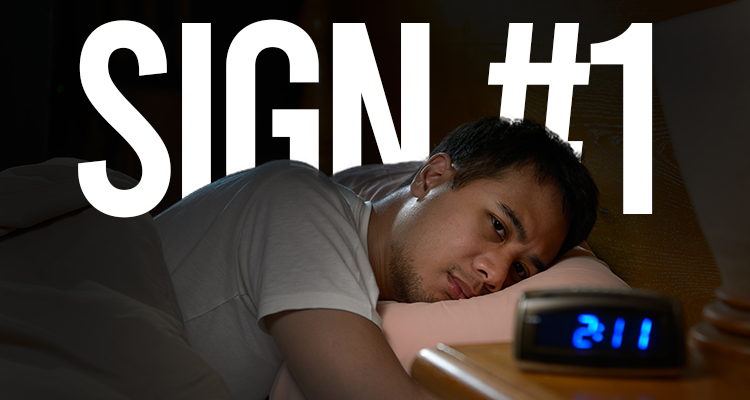 Sign #1 Tension Headaches and Trouble Sleeping