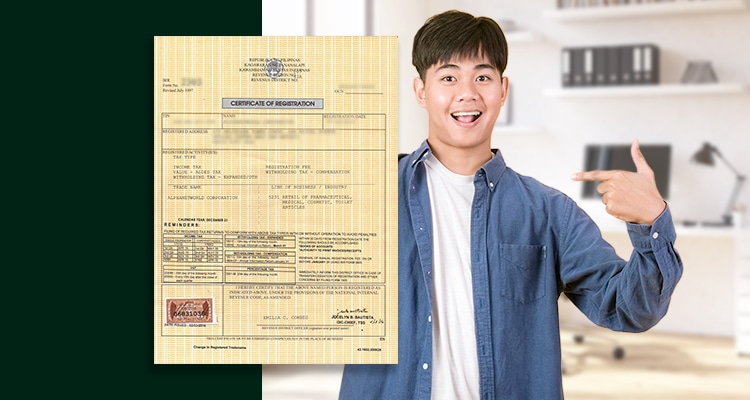 Certificate of Registration (BIR)