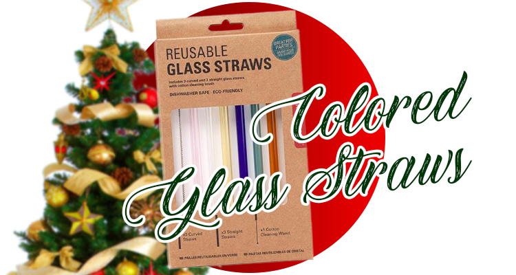 Colored Glass Straws