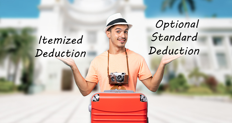 Itemized Deduction vs Optional Standard Deduction