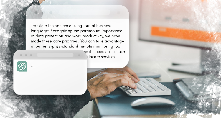 Translate this sentence using formal business language insert sentence