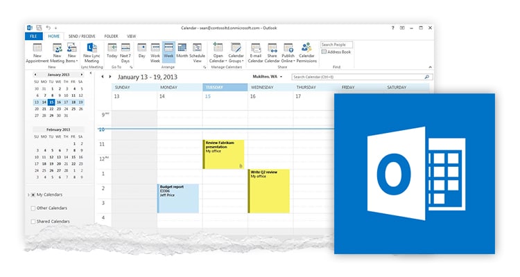 Microsoft Outlook Calendar