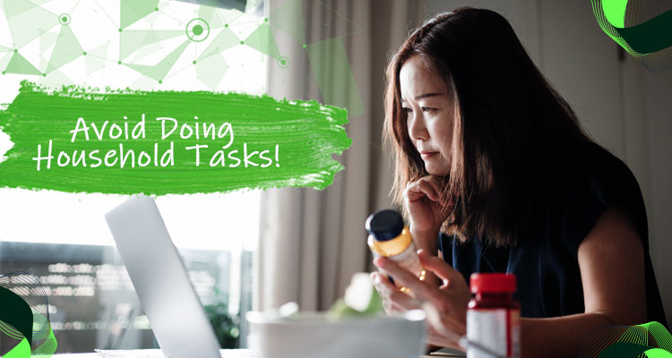 Avoid Doing Household Tasks While on the Job
