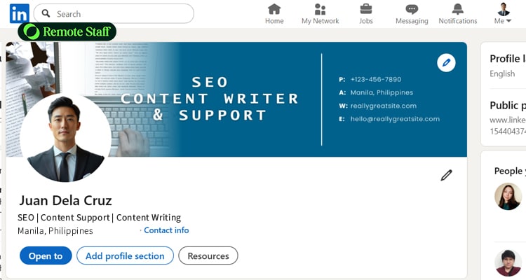 Step 2 Your LinkedIn Profile Photo and Banner Make a Strong First Impression