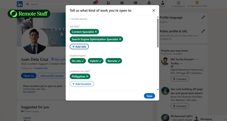 Step 7 Making Yourself Searchable to Recruiters