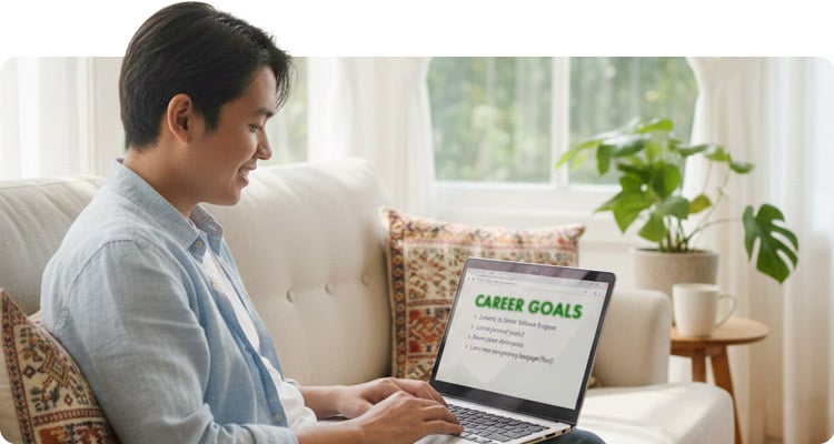 Step 2 Clarify Your Career Goals for the Next 1–3 Years, Career reflection checklist