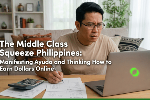 How to make dollars online and the middle class squeeze Philippines.