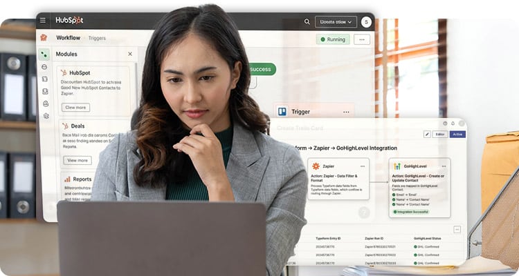 Integration Between the Two when connecting CRM to automation tool