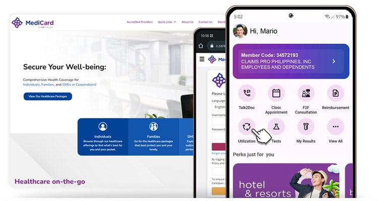 The MediCard Online LOA Request for How to Get LOA Online